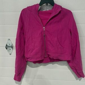 Pink Zip-Up Hoodie